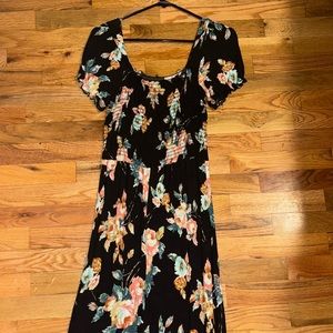 Maxi floral dress